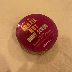 Trader Joe’s Brazil Nut Body Scrub. Brand new and unopened. Limited edition!